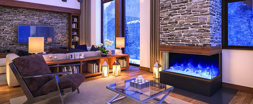 Dynamic Flame Color Fireplace Installation in Langford, BC